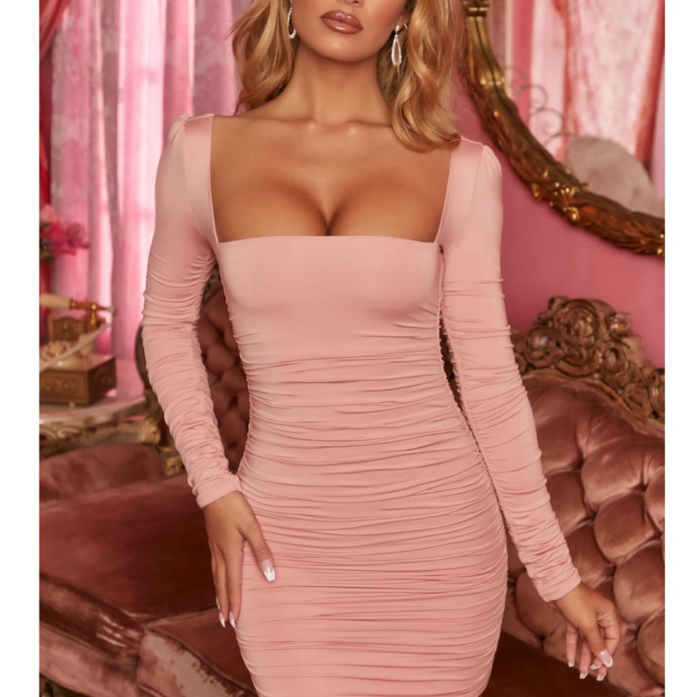 Brand New Oh Polly Pink Mini Dress Size 4
